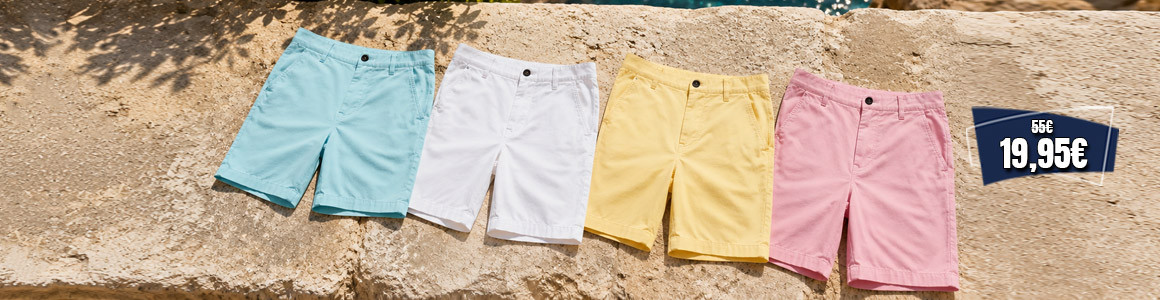 Short chino confort