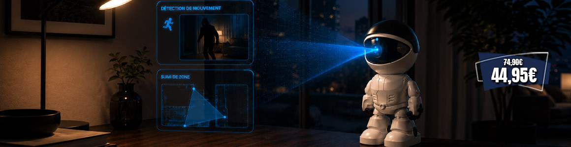 UNE CAMÉRA CONNECTÉE QUI SUIT L’ACTION
