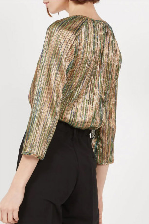 Blouse fluide avec fils métallisés See u soon