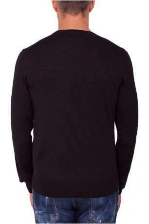 Pull en maille à logo printé Dsquared2
