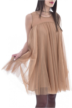 Robe trapèze en tulle pailleté Molly bracken