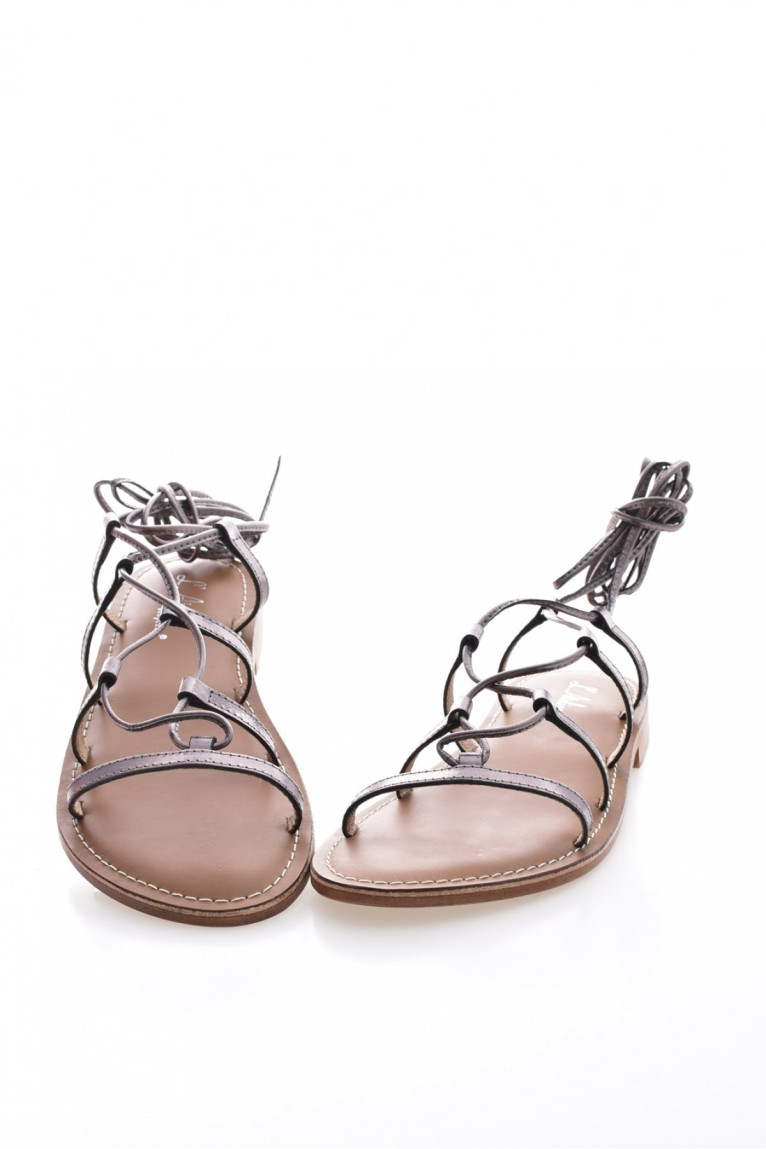 Sandales à lacets en cuir L'atelier tropezien
