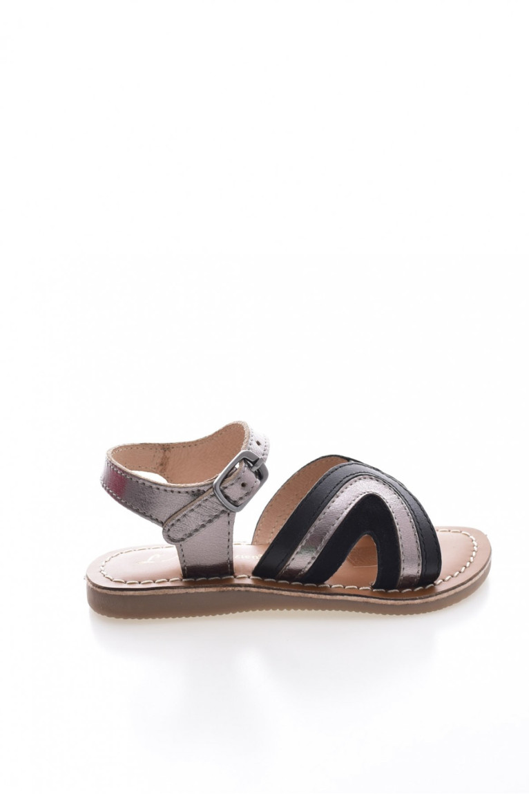 Sandales en cuir bicolore L'atelier tropezien