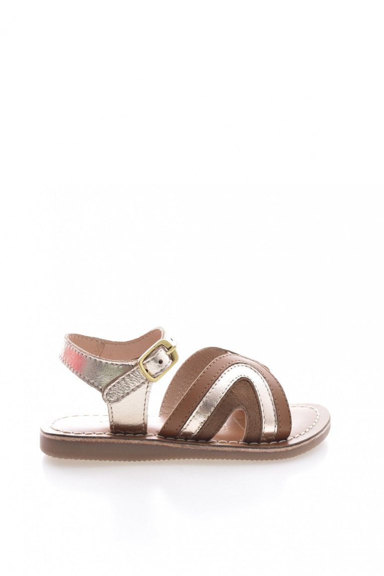 Sandales en cuir bicolore L'atelier tropezien
