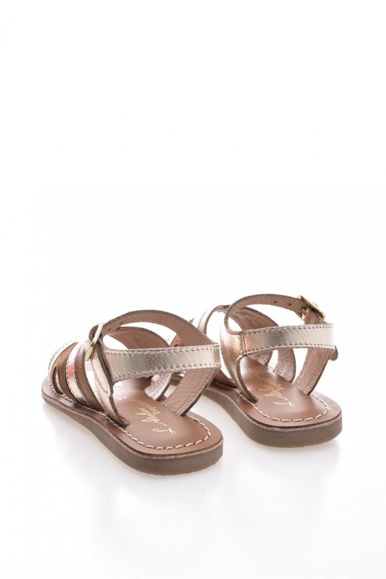 Sandales en cuir bicolore L'atelier tropezien
