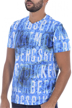Tee shirt stretch printé Bikkembergs