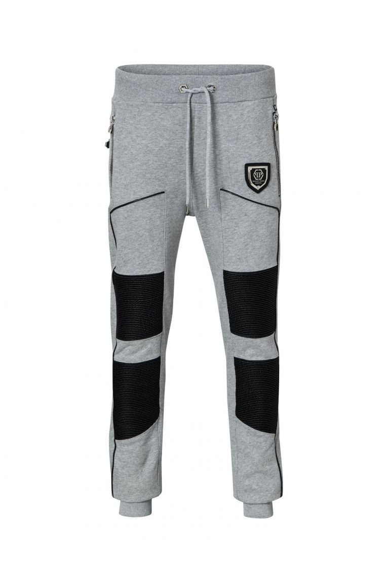 Pantalon sportswear bimatière Philipp plein