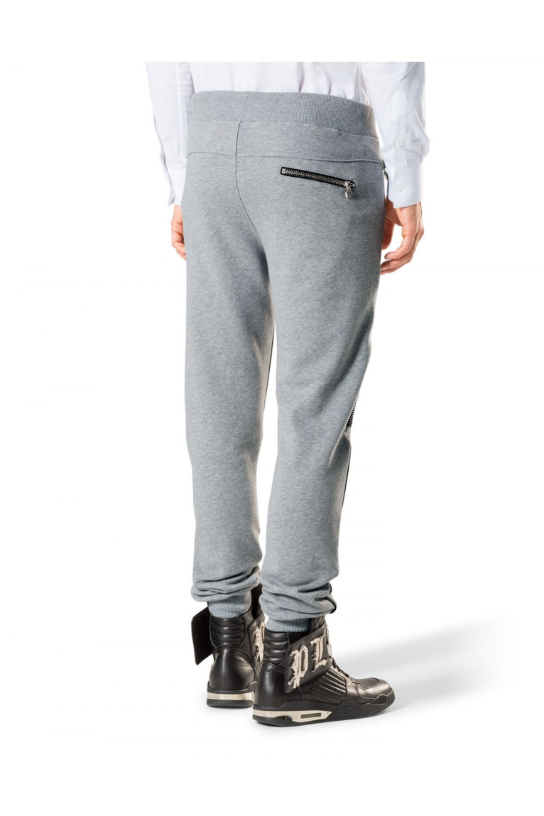 Pantalon sportswear bimatière Philipp plein