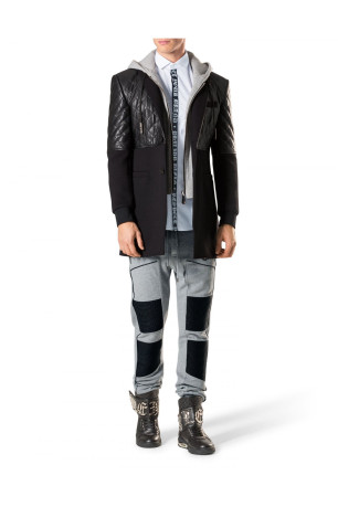 Pantalon sportswear bimatière Philipp plein