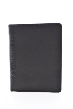 Portefeuille logo en cuir Redskins