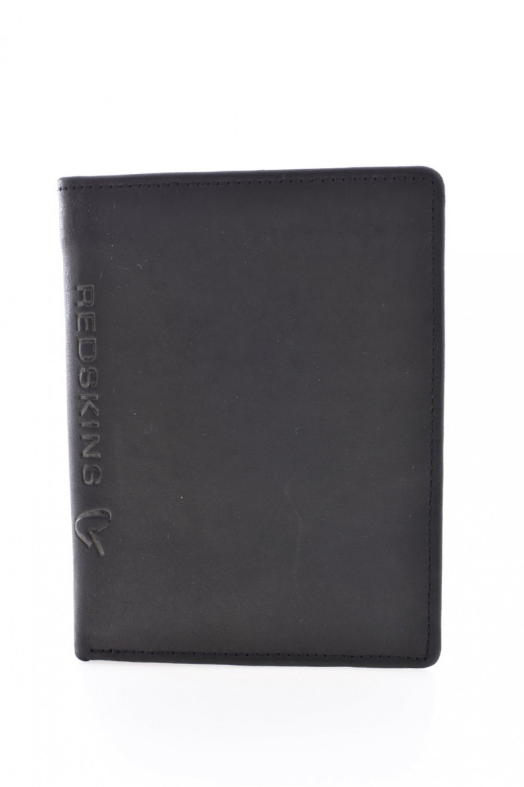 Portefeuille logo en cuir Redskins