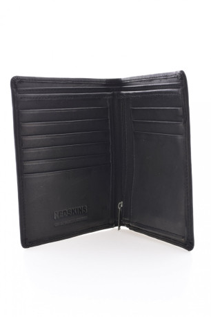 Portefeuille logo en cuir Redskins