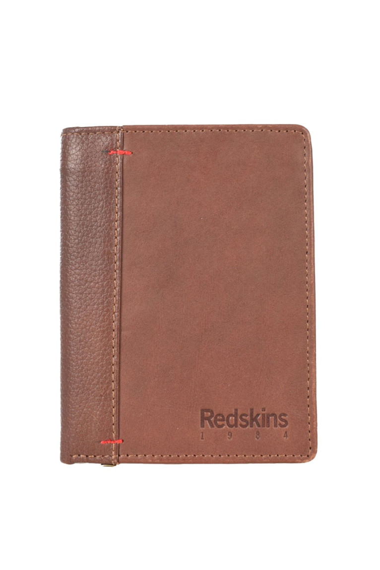 Portefeuille cuir naturel Noa Redskins