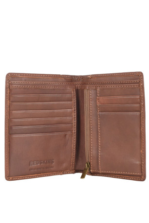 Portefeuille cuir naturel Noa Redskins