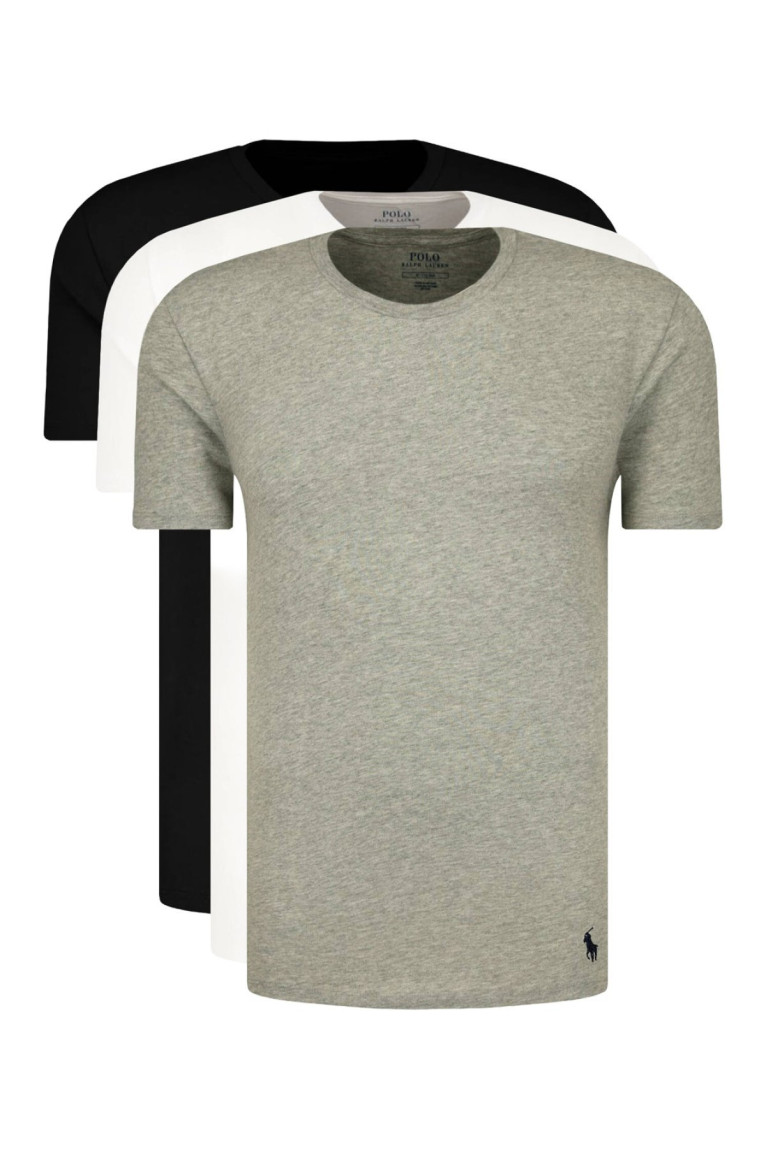 Tripack t-shirts manches courtes Ralph lauren
