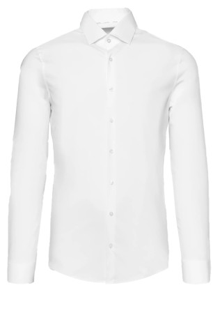 Chemise unie stretch slim fit Calvin klein