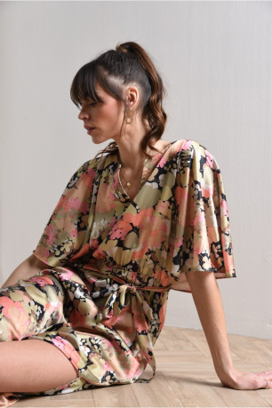 Robe satinée imprimée Molly bracken