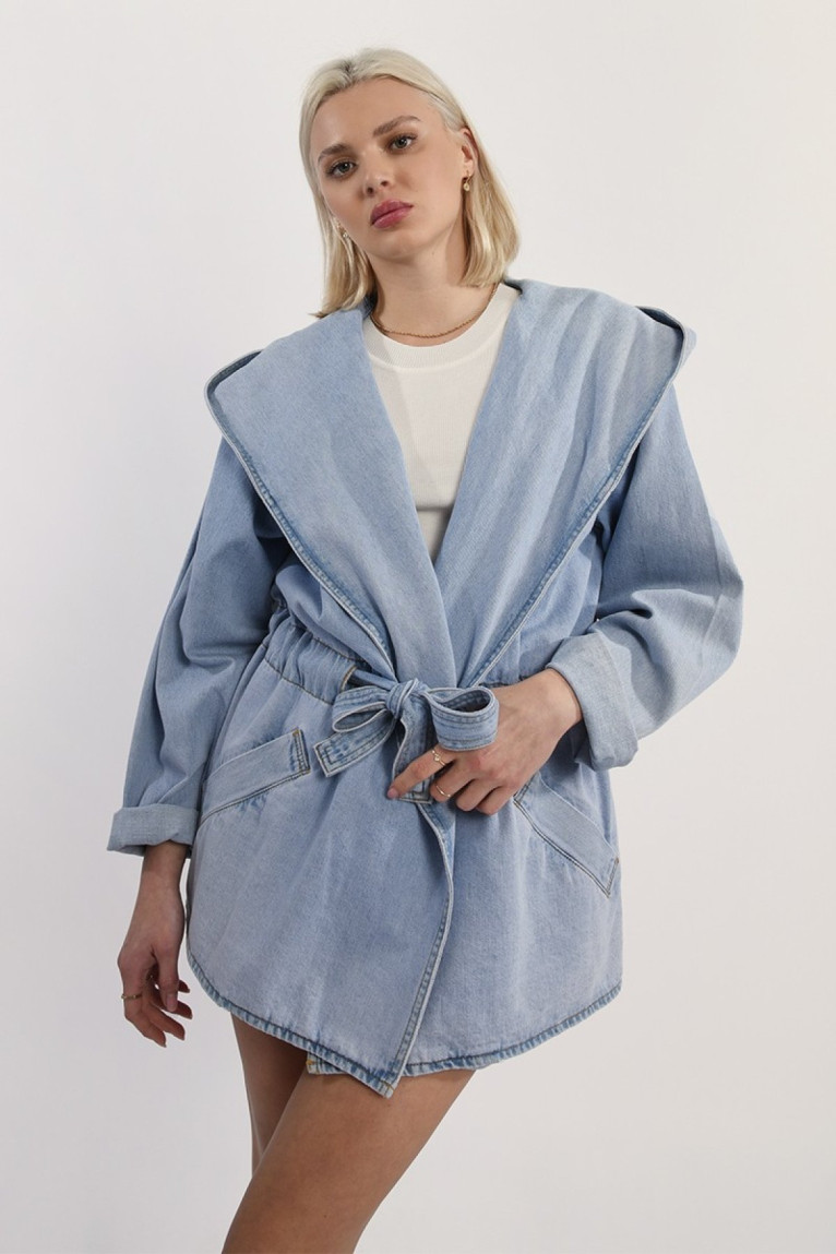 Veste denim à capuche Molly bracken