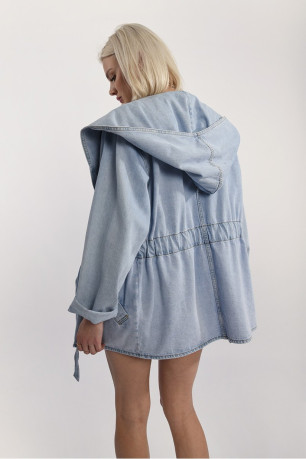 Veste denim à capuche Molly bracken