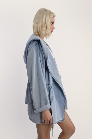 Veste denim à capuche Molly bracken