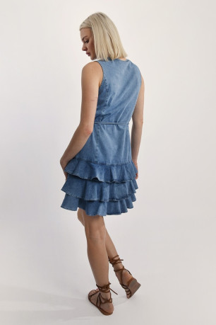 Robe en jean portefeuille Molly bracken