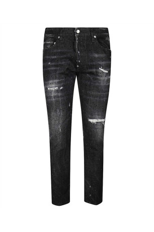 Jean stretch à strass Dsquared2