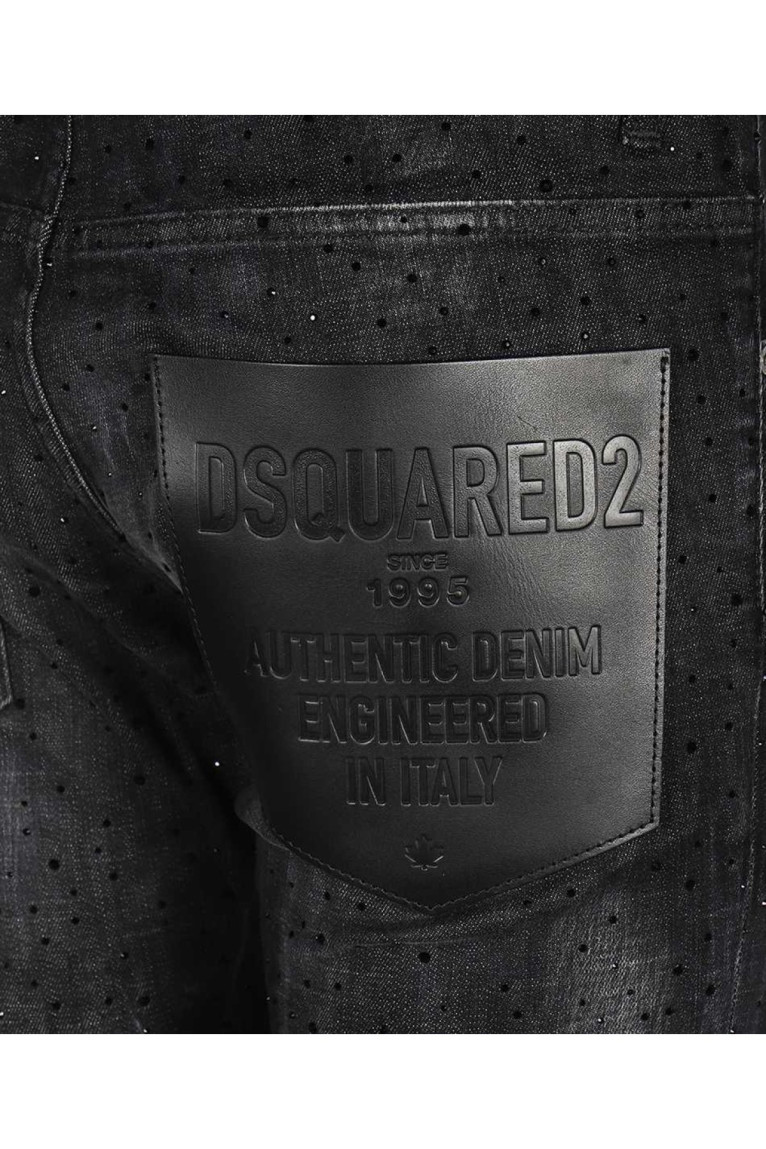 Jean stretch à strass Dsquared2