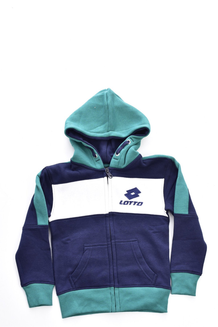 Sweat zippé capuche Lotto