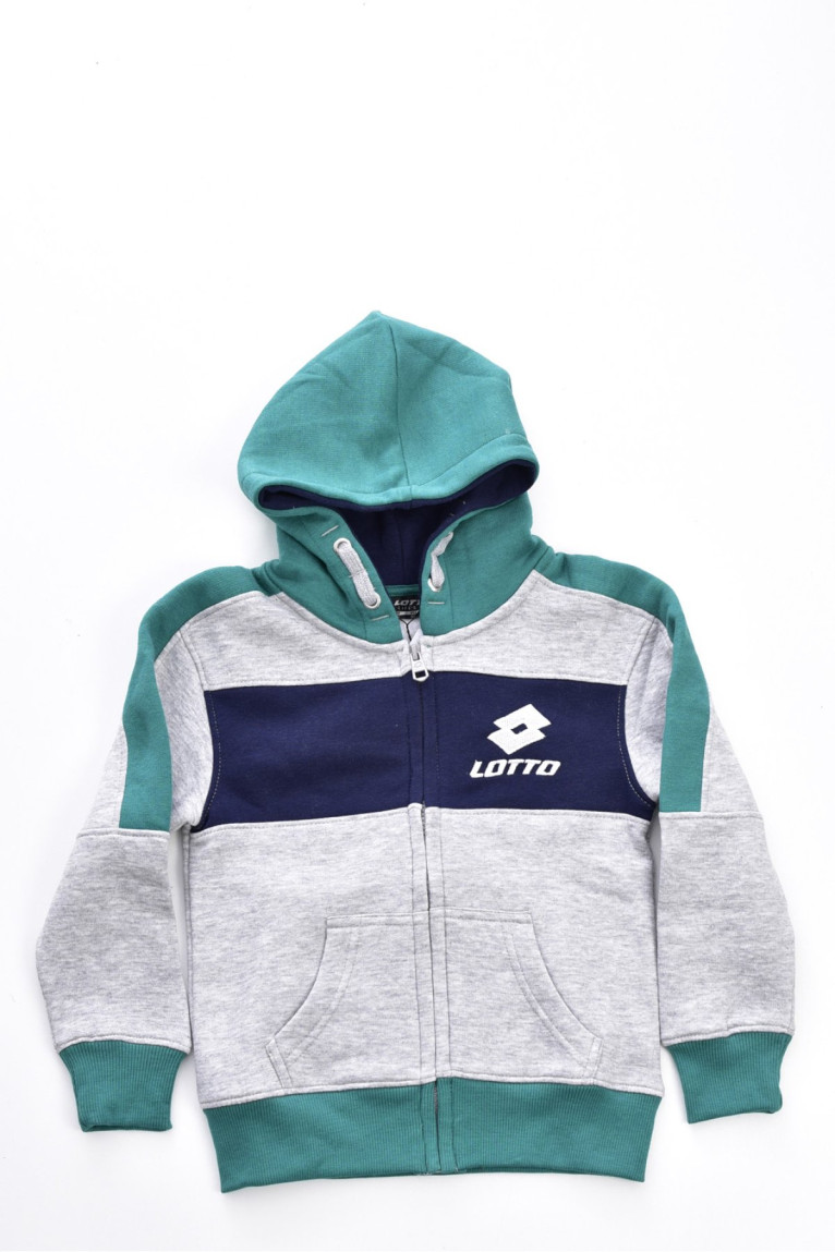 Sweat zippé capuche Lotto