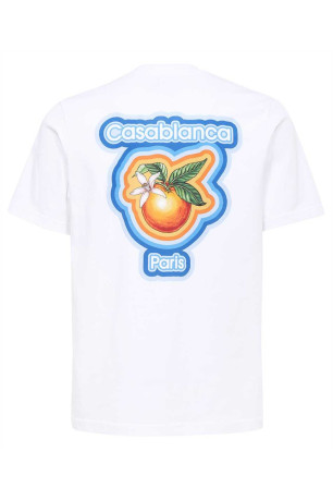TShirt 100% coton dos printé Casa blanca