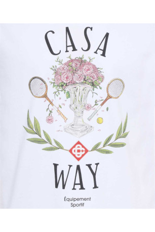 TShirt gros logo imprimé Casa blanca