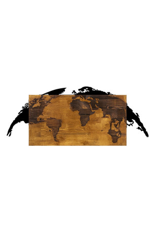 Décoration murale en bois - World Map - 899SKL1329 Wall addiction
