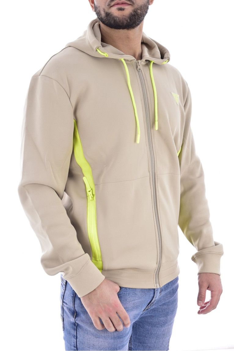 Sweat zippé neoprene Guess jeans