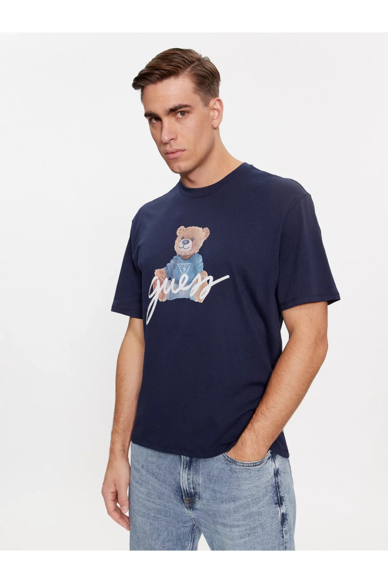 TShirt slim fit print logo Guess jeans