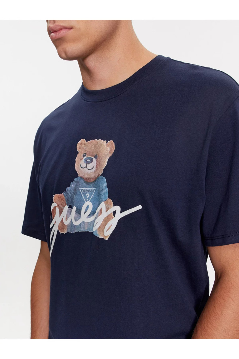 TShirt slim fit print logo Guess jeans