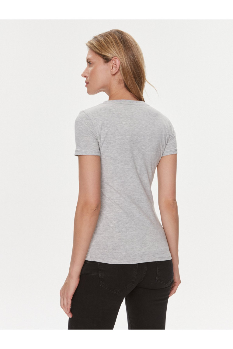 TShirt MC coton col V Guess jeans