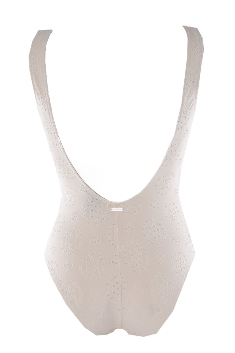 Maillot 1 pièce broderie anglaise Emporio armani