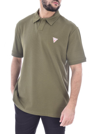 Polo coton texturé Guess jeans