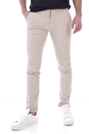 Pantalon chino coton stretch La Maison Blaggio
