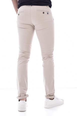 Pantalon chino coton stretch La Maison Blaggio