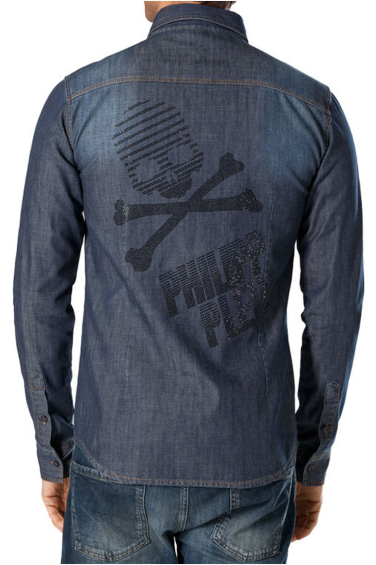 Chemise denim MDP0036 FULL Philipp plein