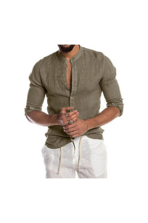 Chemise ML col mao Delie