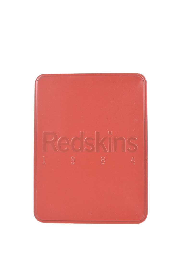 Portefeuille logo en cuir Redskins