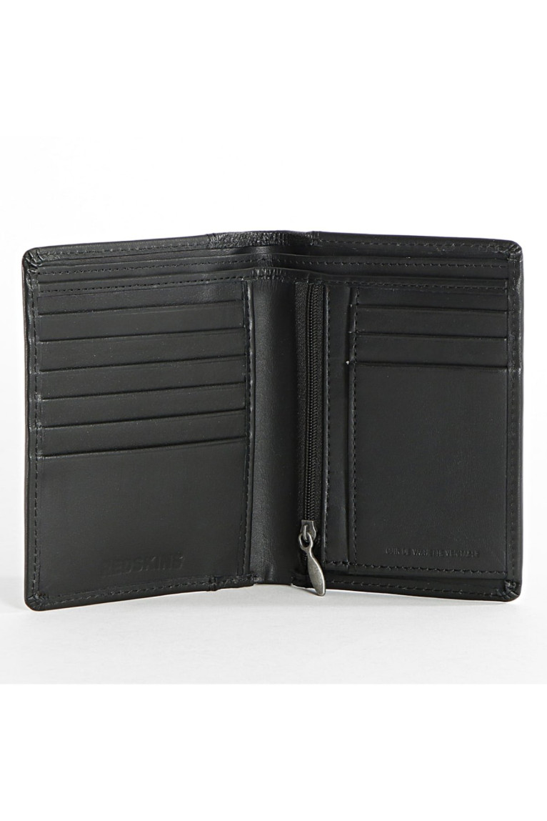 Portefeuille cuir naturel Noa Redskins