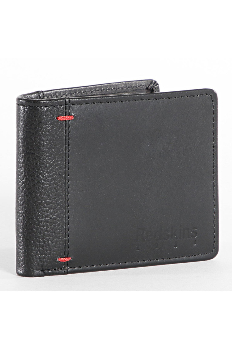 Portefeuille cuir naturel Noma Redskins
