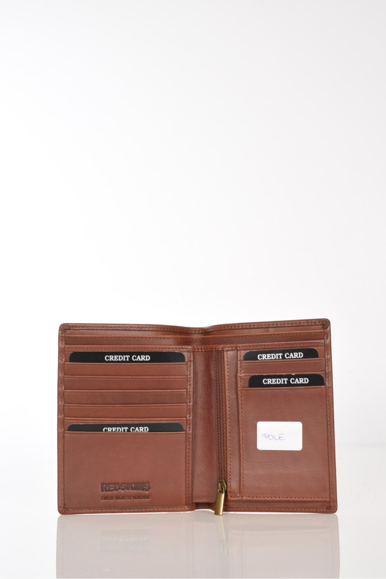 Portefeuille 100%Cuir Redskins