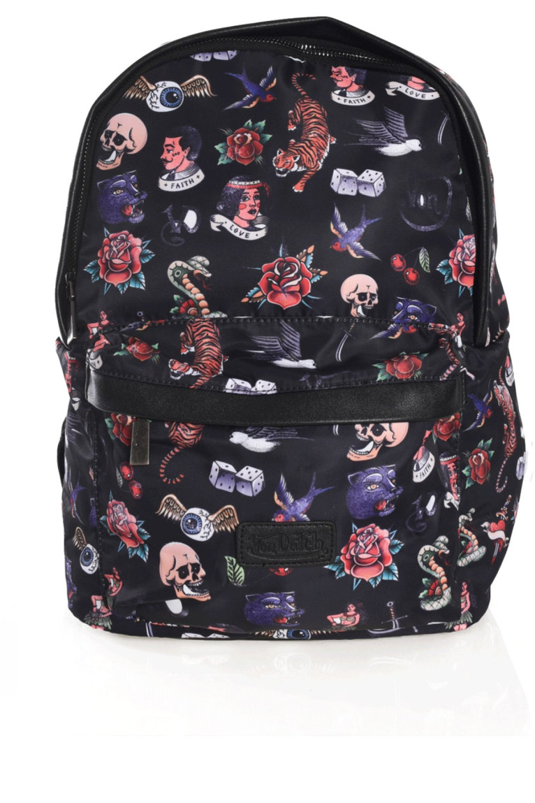 Sac à dos nylon imprimé Intense Von dutch
