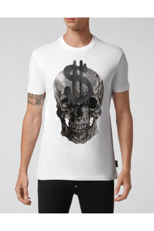 TShirt logo strass 100% coton Philipp plein