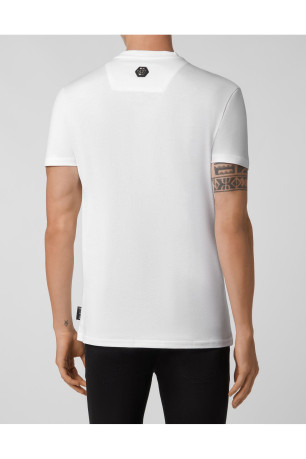 TShirt logo strass 100% coton Philipp plein