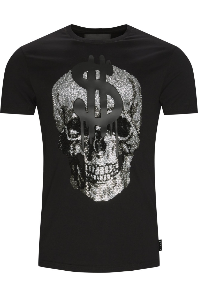 TShirt logo strass 100% coton Philipp plein